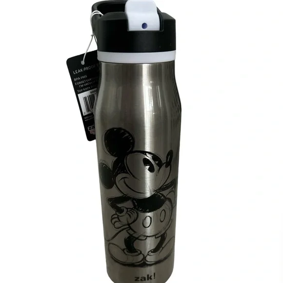 Disney water bottle NWT ZAK 20 OZ leakproof insulated - Picture 2 of 5